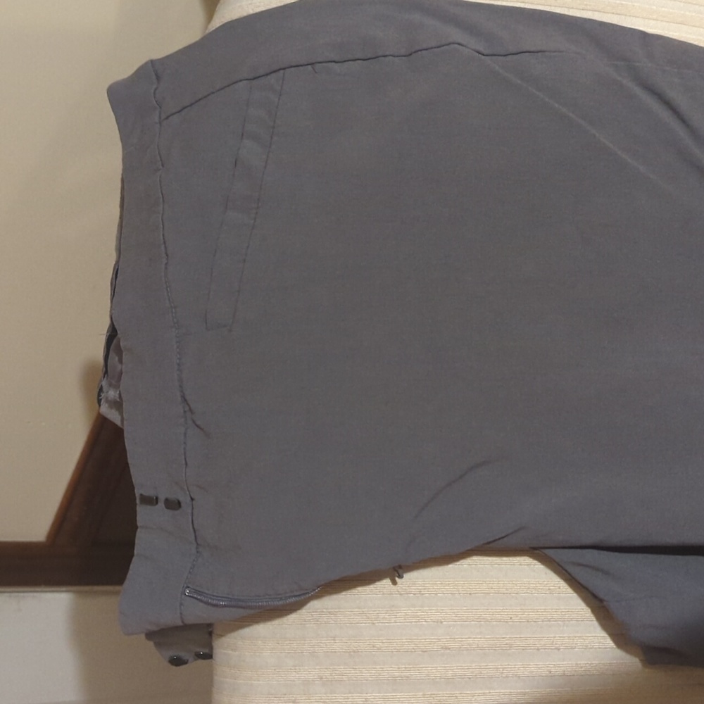 Gray Dress Ankle Pants